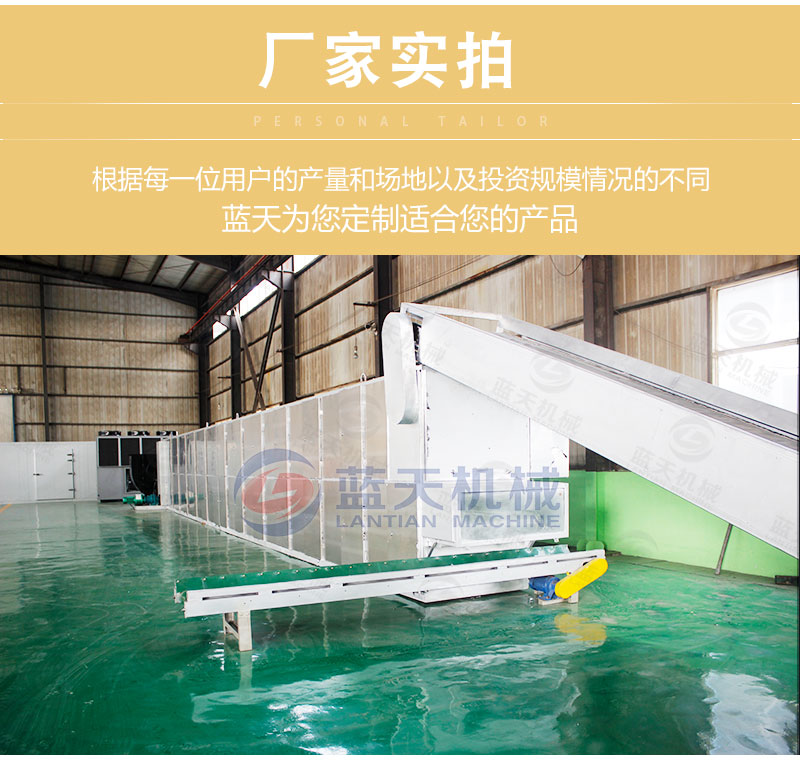 牧草網帶式烘干機廠家實拍